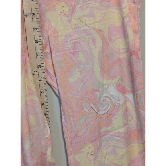 Zara Women's Flare Pants Retro Flowers Split Bottom Size Medium Excellent Shape - Picture 4 of 16